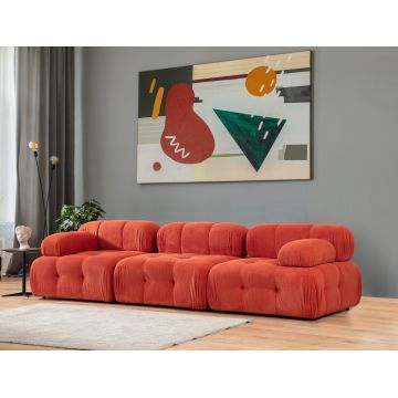 Canapea 3 locuri, Atelier del Sofa, 560ARE1822, Rosu