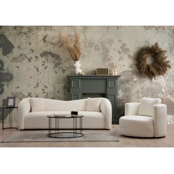 Canapea 3 locuri, Atelier del Sofa, 560ARE1868, Crem