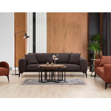 Canapea 3 locuri, Atelier del Sofa, 560ARE1888, Gri