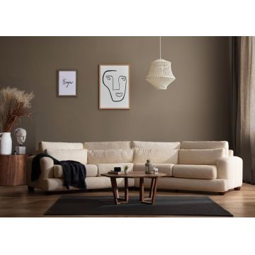 Canapea cu 4 locuri, Atelier del Sofa, 560ARE1830, Bej