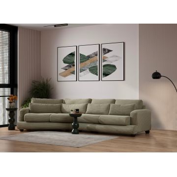 Canapea cu 4 locuri, Atelier del Sofa, 560ARE1832, Verde