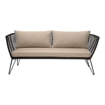 Canapea de grădină bej Mundo – Bloomingville