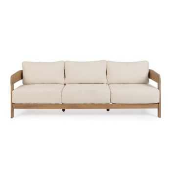 Canapea de grădină în culoare naturală din lemn de acacia Pablo – Bizzotto