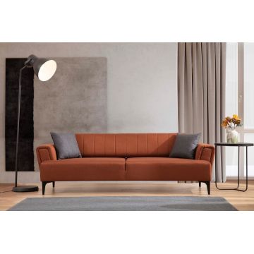 Canapea extensibila 3 locuri, Atelier del Sofa, 560ARE2243, Caramiziu