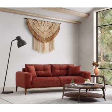 Canapea extensibila 3 locuri, Atelier del Sofa, 560ARE2365, Caramiziu