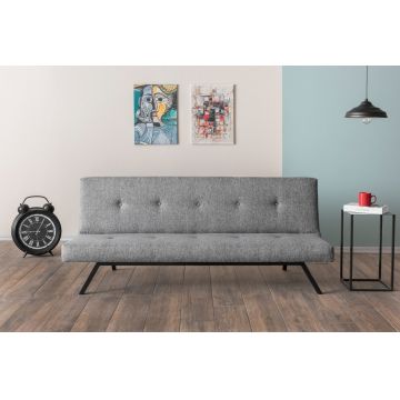 Canapea extensibila 3 locuri, Atelier del Sofa, 859FTN2818, Gri deschis