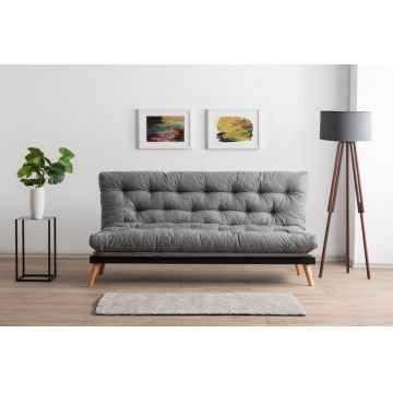Canapea extensibila 3 locuri, Atelier del Sofa, 859FTN2847, Gri deschis