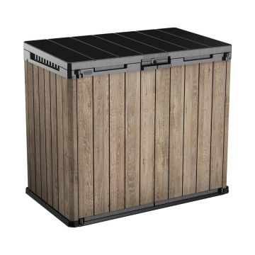 Cutie de depozitare pentru grădină maro din plastic Deco – Keter