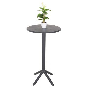 Masa de bar GRANADA   Φ61 x H107 CM - Grey