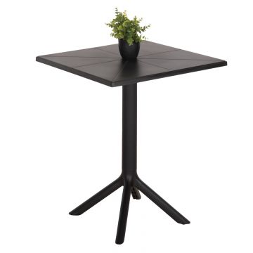 Masa de bar MUNECA  60X60 CM - Negru