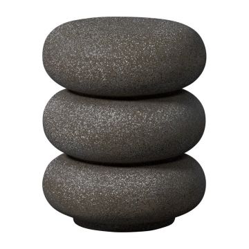 Măsuță de grădină rotundă cu aspect de piatră ø 40 cm Laurel – WOOOD