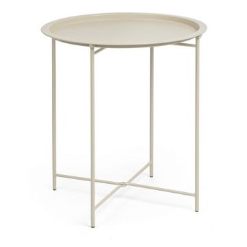 Măsuță de grădină rotundă din oțel ø 46 cm Austin – Bizzotto