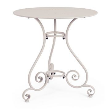 Măsuță de grădină rotundă din oțel ø 70 cm Etienne – Bizzotto