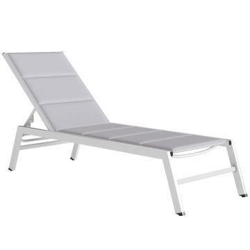 Outsunny Șezlong basculant pentru plajă | Aosom Romania