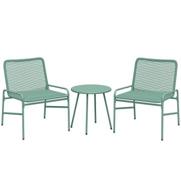 Outsunny set poliratan sintetic | Aosom Romania