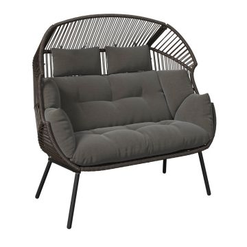 Pat De Exterior Stil Scoică 146/136/83 cm