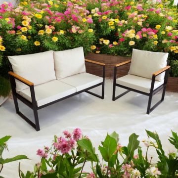 Set mobilier de gradina, Hanah Home, CPT5546-130, Bej