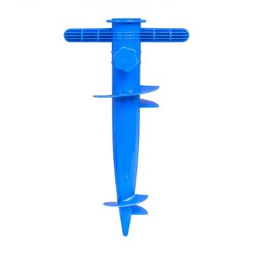 Suport pentru Umbrela Universal, Tip Burghiu, Lungime 30 cm, Albastru