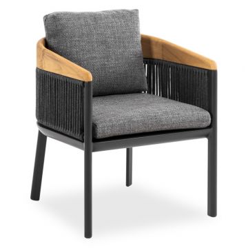 Fotoliu ETHEREAL DARK GREY - Gri inchis