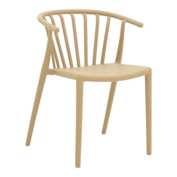 Fotoliu Zelma Crem deschis 55x53x73 cm