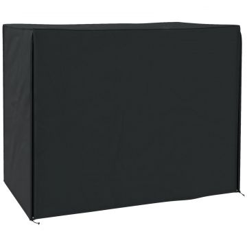 Husa pentru Balansoar de Gradina cu 3 Locuri, Impermeabila si Anti-UV, 220x125x172 cm, Negru