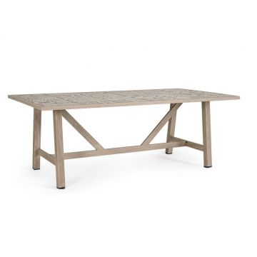 Masa KALIMERA TIMBER  206 x 106CM - Default Title