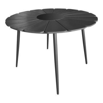 Masa Pinap, Negru, 110x74 cm