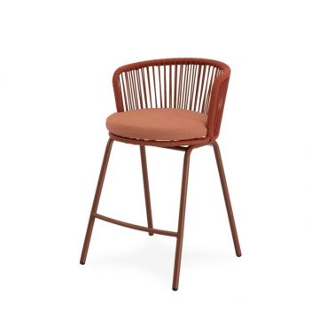 Scaun de bar PIERA H64 CM - Caramiziu