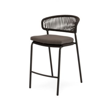 Scaun de bar RANDEL H68 CM - Negru
