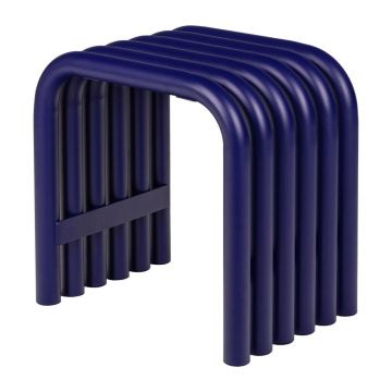Scaun de grădină albastru din metal Nokk – noo.ma