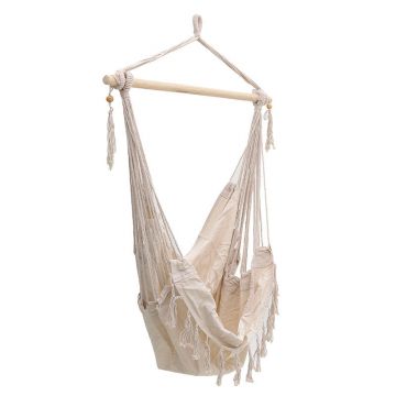 Scaun hamac Ambition stofa bej 100x80x130 cm