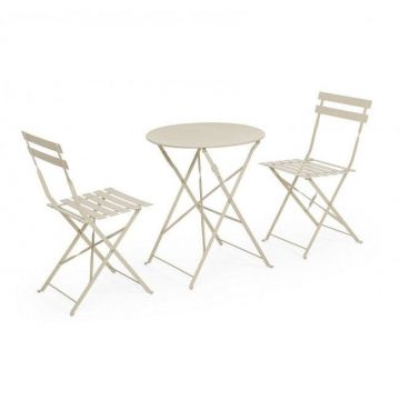 Set masa si scaune AUSTIN - Cream