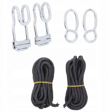 Set montare hamace si leagane, 6 piese, sarcina 200 kg
