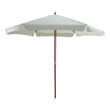 Umbrela de gradina Trigo, Alb, 300x300x255 cm
