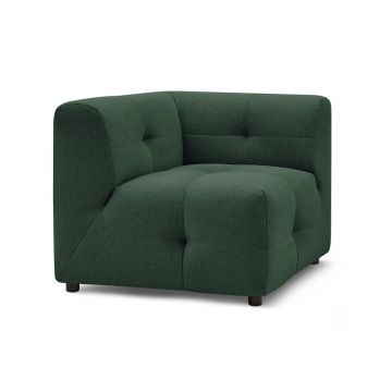 Șezlong verde închis (cu colț pe partea stângă) Kleber – Bobochic Paris