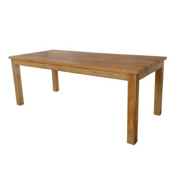Masa de gradina Wooly Boho, Natural, 220x90x75 cm