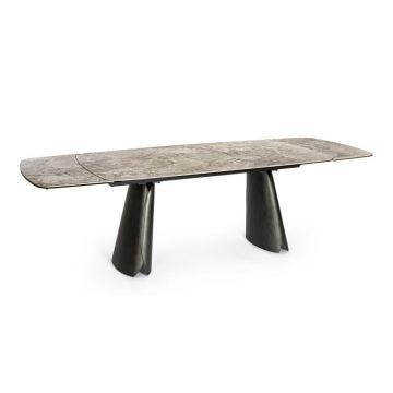 Masa extensibila CILE NORDIC 180(260) x 100 CM - Grey / 180(260)x100cm