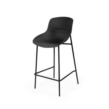Scaun de bar VAIAN UNI H66 CM - Negru