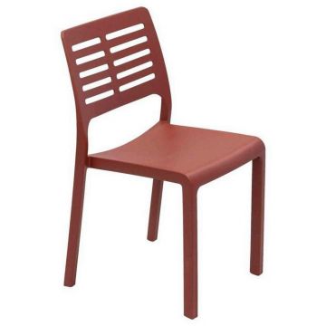 Scaun De Grădină in plastic teracotă