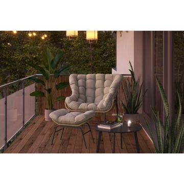Scaun Relaxare De Grădină 110/42/97,5 cm