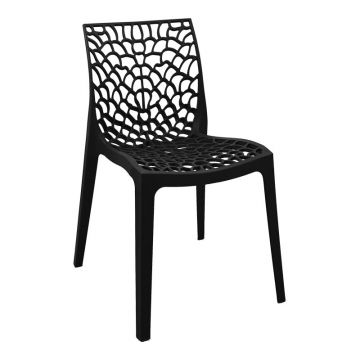 Scaun stivuibil cu functie Hush, Alb, 50x57x81 cm