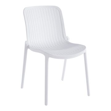 Teragi stackable scaun pp cu UV protection, alb, 58x44x82 cm