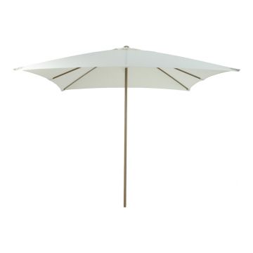 Umbrelă de exterior Solis, Sandy White Pole-Sand-Cream Fabric, 195x195x235 cm