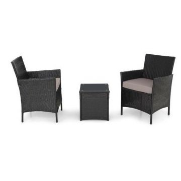 Set 3 piese DARWIN  negru/gri