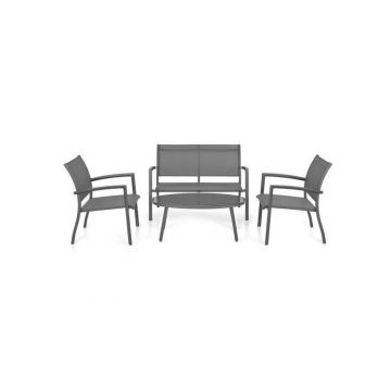 Set 4 piese CANE  gri/negru