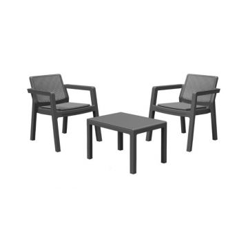 Set mobilier de gradina  Emily Patio,gri