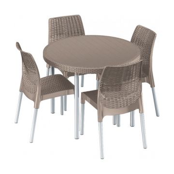 Set mobilier gradina JERSEY SET Cappuccino