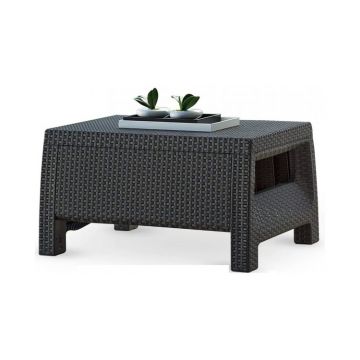 Masuta de cafea pentru gradina Corfu II, grafit