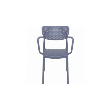 Scaun Loft, gri inchis