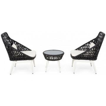 Set mobilier BORGO  terasa/gradina, 2 fotolii si masuta